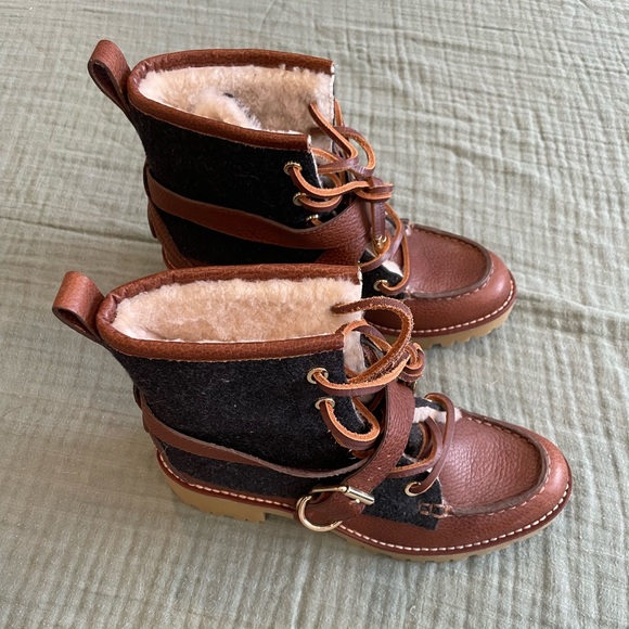 NWOB Tory Burch Shearling Winter Boots - Picture 3 of 13